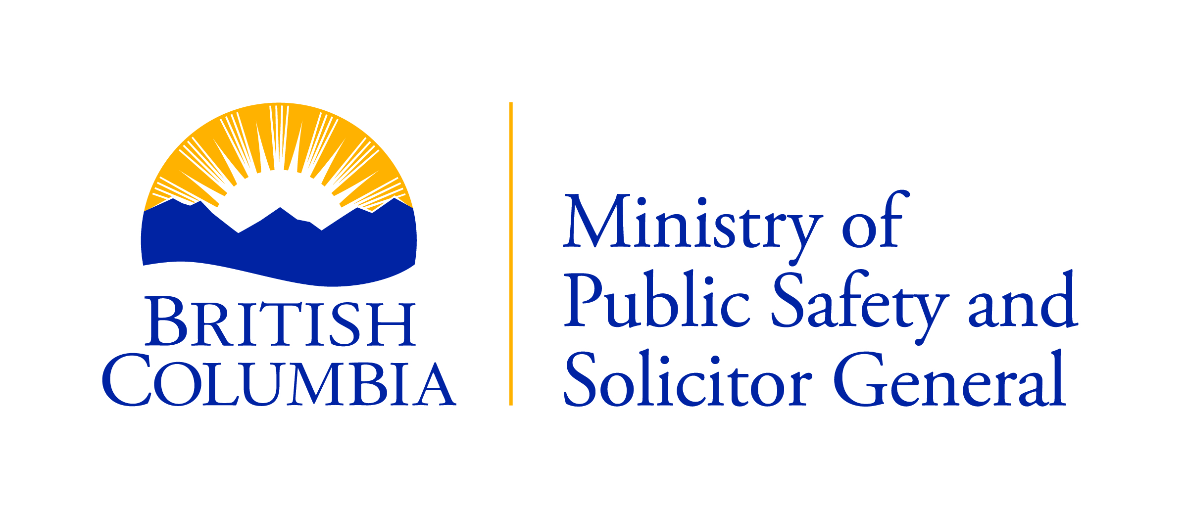 BC Ministry of Public Safety and Solicitor General logo